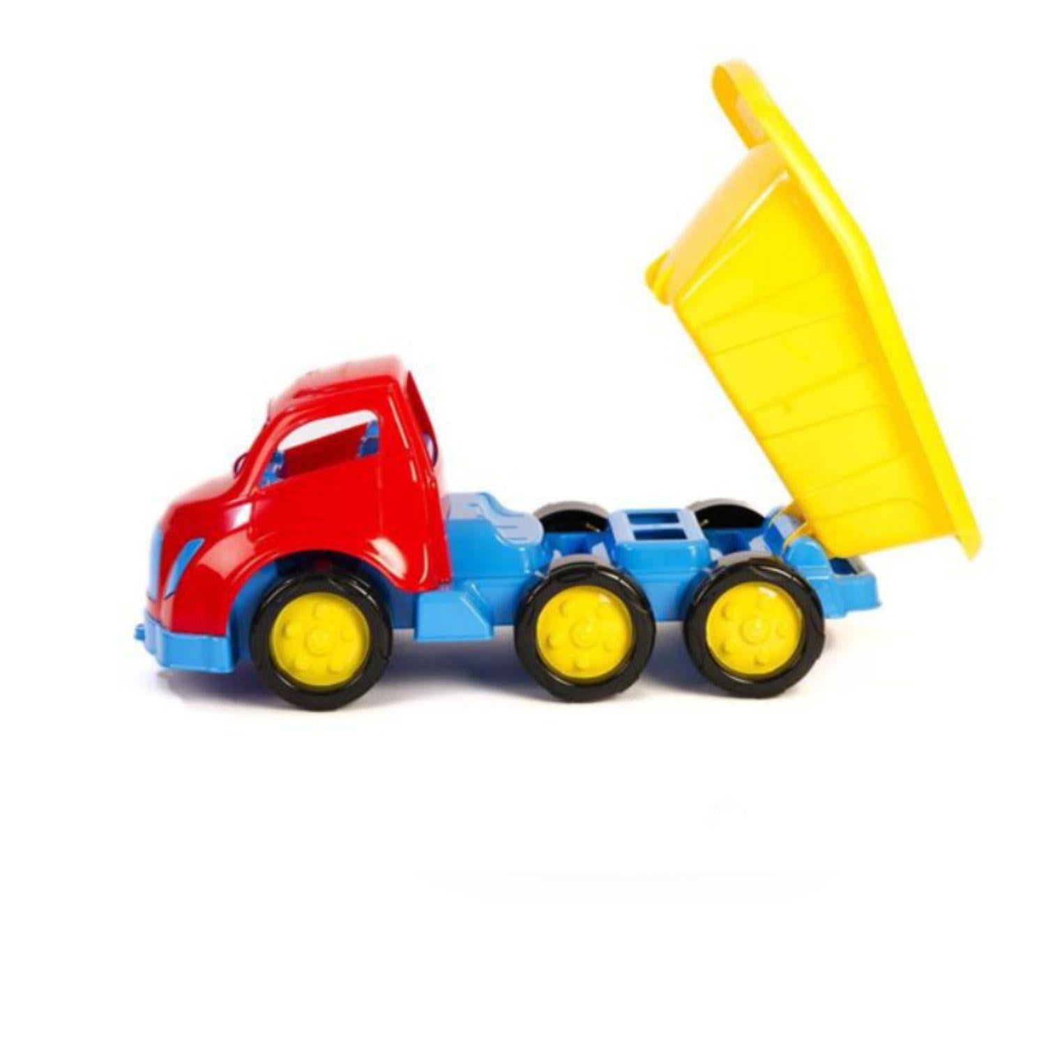 CAMION TOLVA JUGUETE ROJO AMARILLO 69CM DOLU - 4