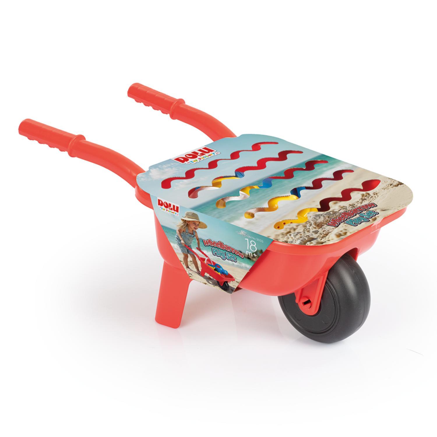 SET BALDES PLAYA PARA NIÑOS CARRETILLA + 5 ACCESORIOS DOLU - 3