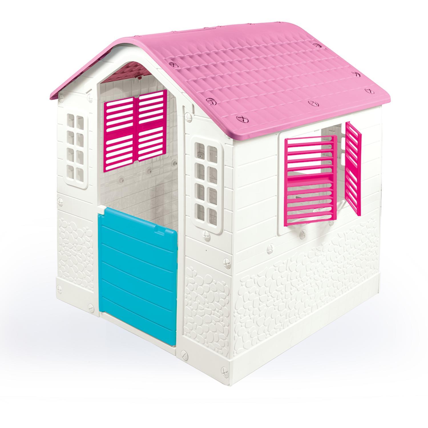 CASA DE JUEGO BLANCA ROSADA 109 X 95 X 87.5 CM DOLU - 1