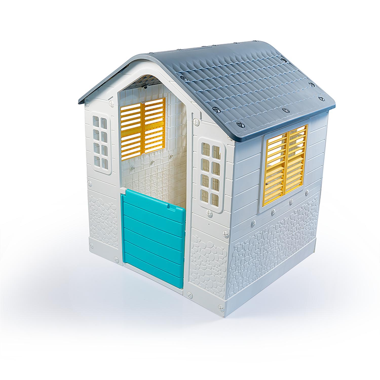 CASA DE JUEGO BLANCA GRIS 109 X 95 X 87.5 CM DOLU - 1
