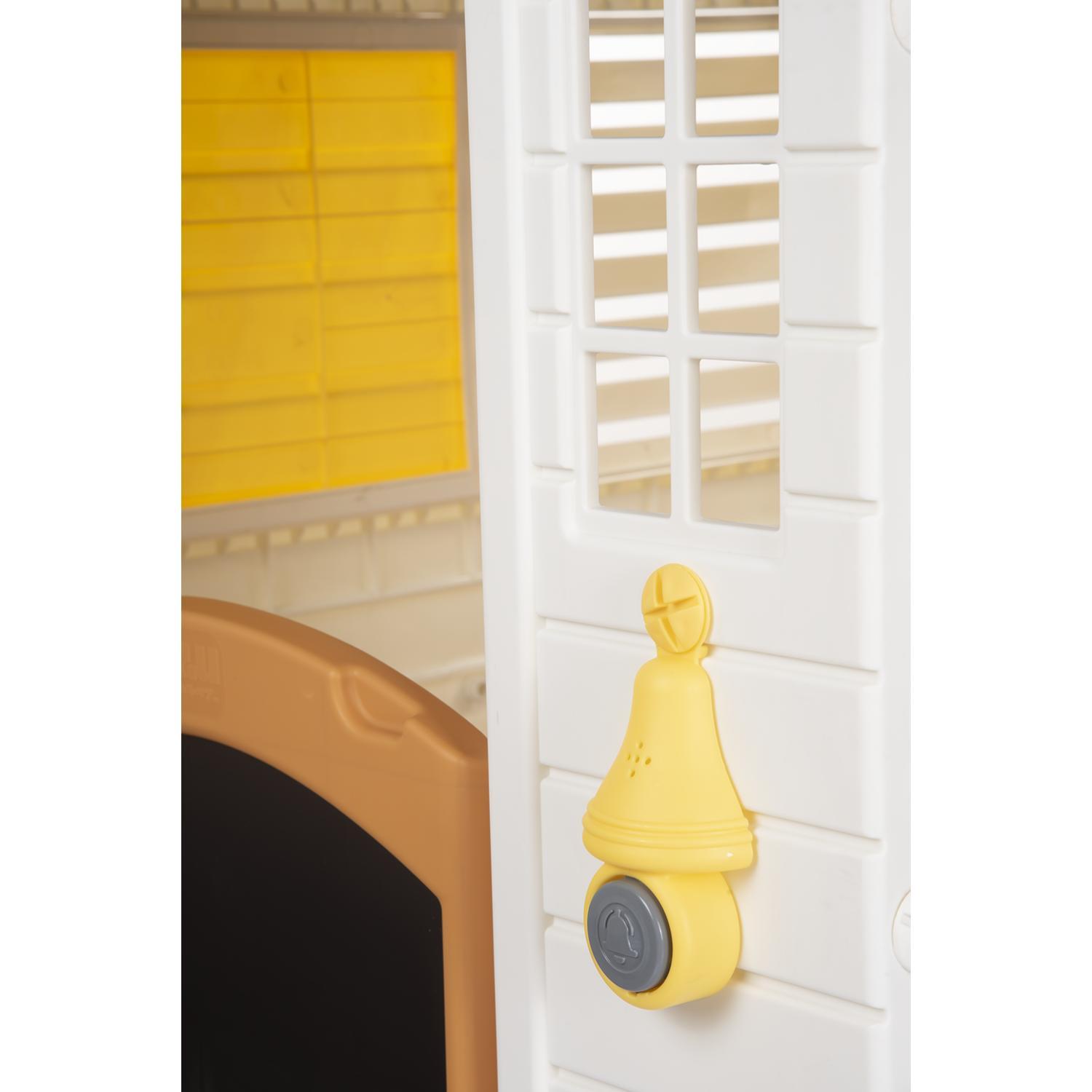 CASA DE JUEGO BLANCA GRIS CON VALLA 127 X140X107.5CM DOLU - 6