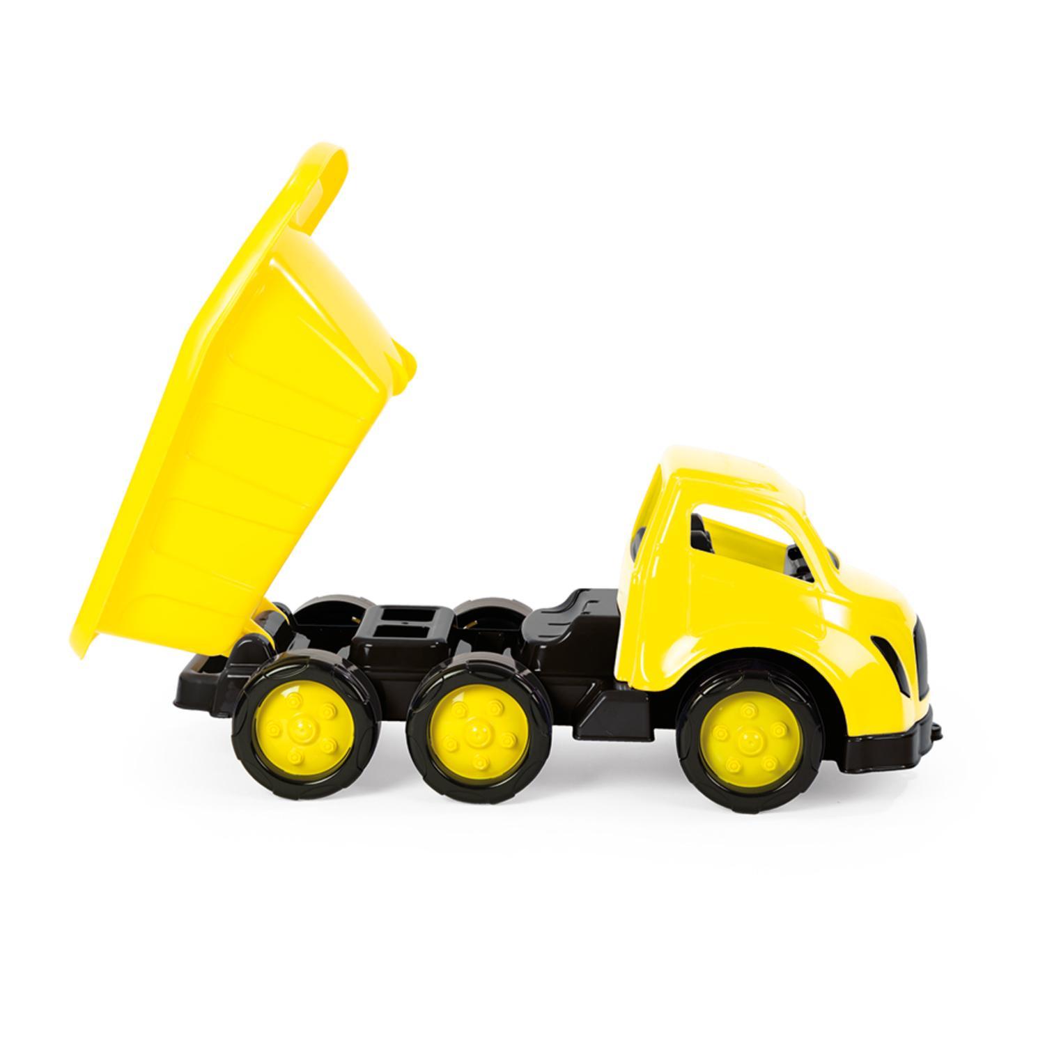 CAMION TOLVA JUGUETE AMARILLO NEGRO 69CM DOLU - 3