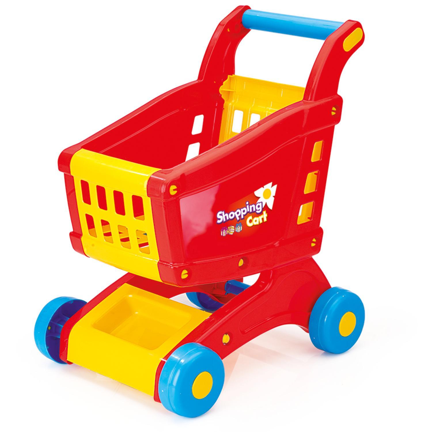 CARRITO COMPRA SUPERMERCADO JUGUETE MULTICOLOR 48X30X40CM - 1