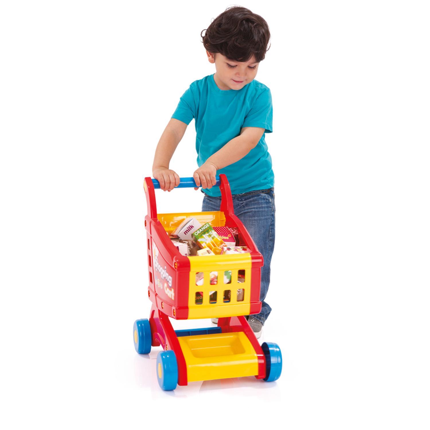 CARRITO COMPRA SUPERMERCADO JUGUETE MULTICOLOR 48X30X40CM - 2