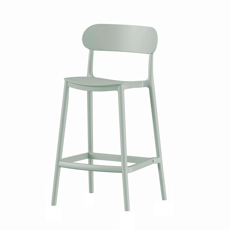 PISO TABURETE SILLA ALTA BAR COCINA OSLO 65CM GRIS VERDE - 1