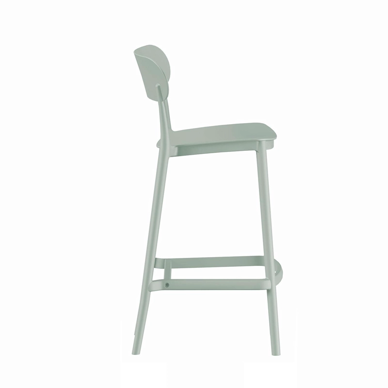 PISO TABURETE SILLA ALTA BAR COCINA OSLO 65CM GRIS VERDE - 6