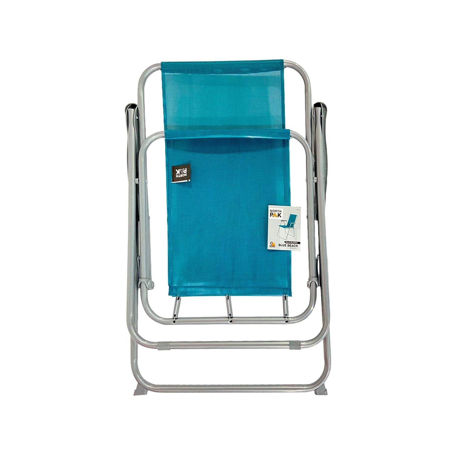 SILLA DE PLAYA BLUE BEACH AZUL 88X54X47CM NORTHPAK - 2