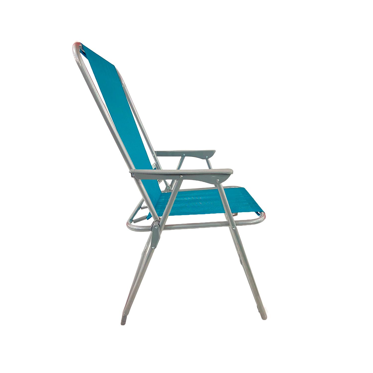 SILLA DE PLAYA BLUE BEACH AZUL 88X54X47CM NORTHPAK - 6