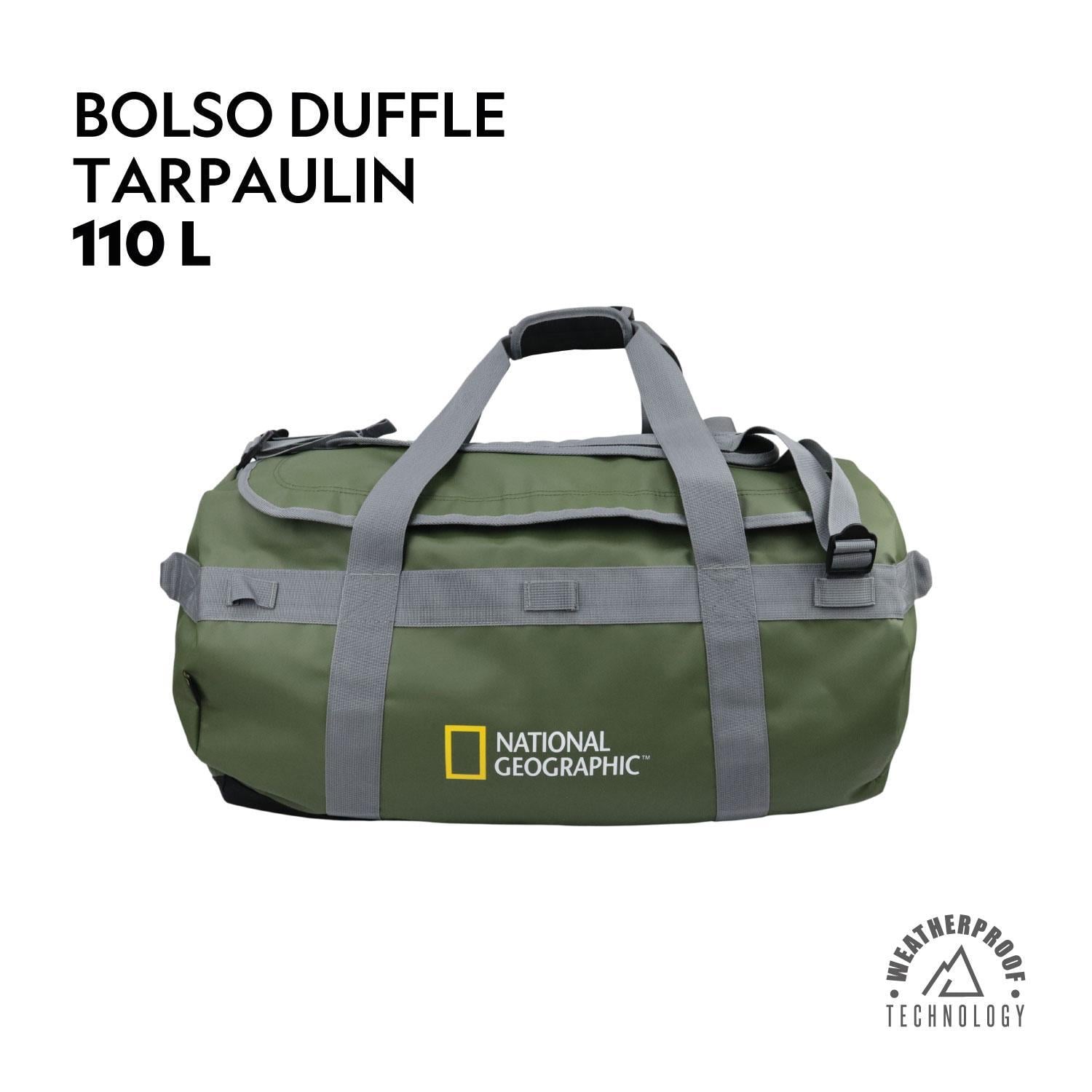 BOLSO MOCHILA VIAJE DUFFEL 110L VERDE NATIONAL GEOGRAPHIC - 2