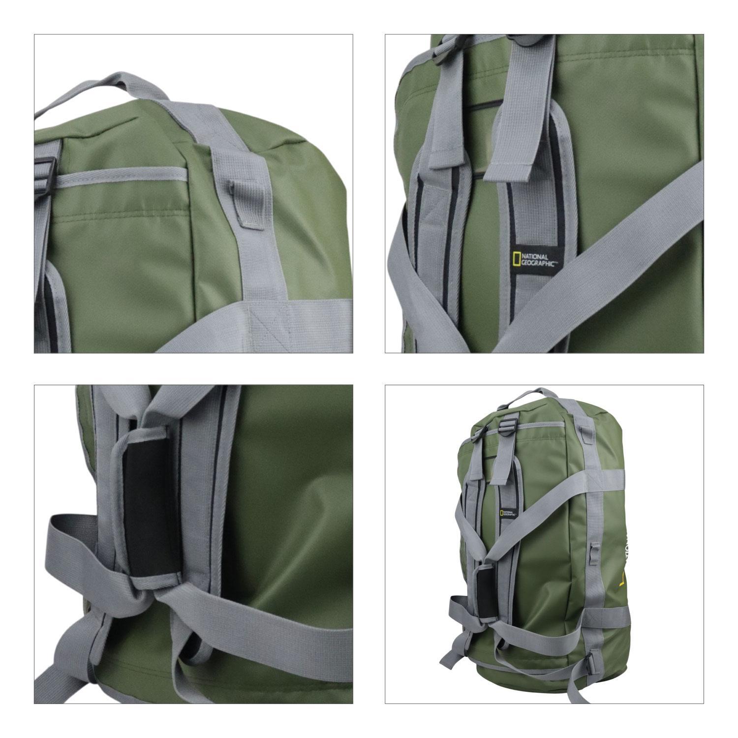 BOLSO MOCHILA VIAJE DUFFEL 110L VERDE NATIONAL GEOGRAPHIC - 4