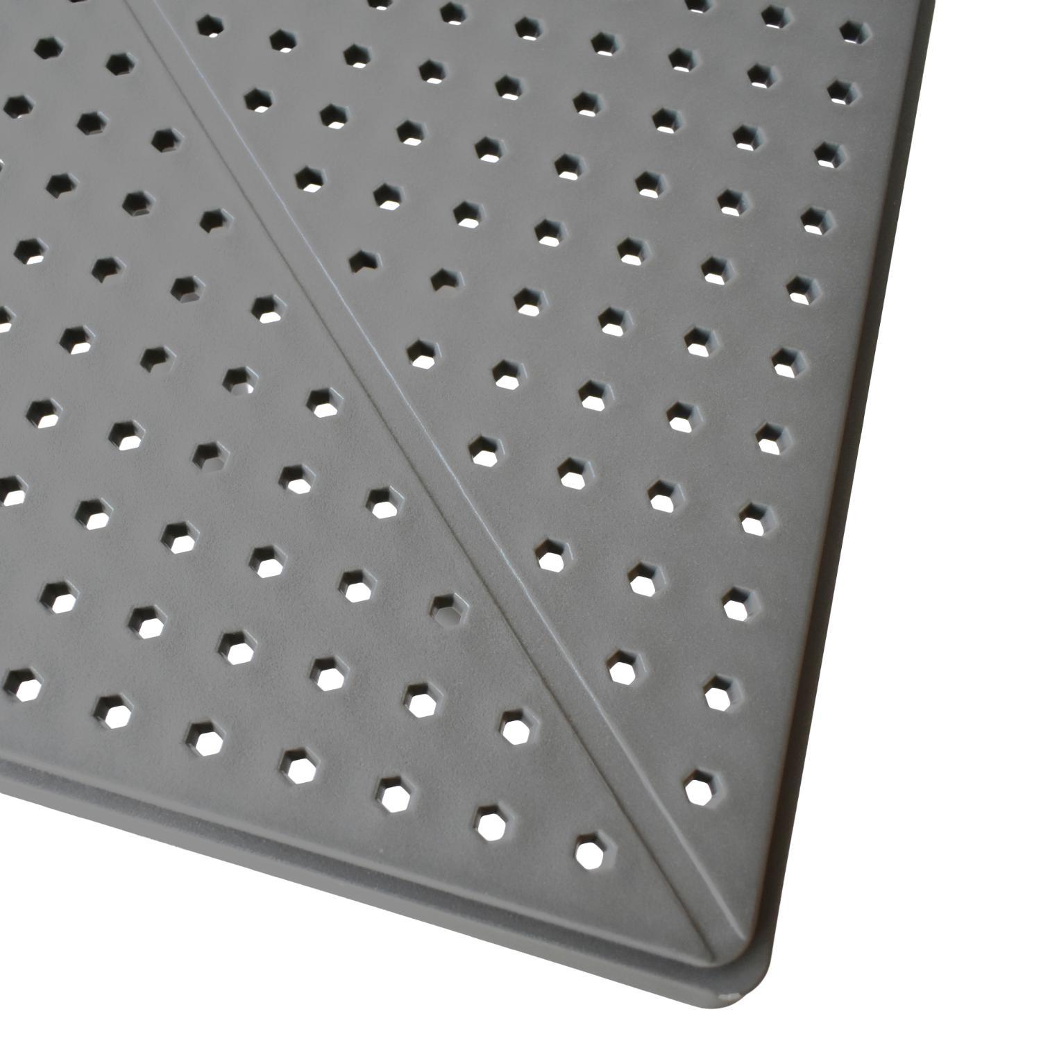 MESA COCINA TERRAZA JARDIN CUADRADA SANDER 76X60X60 GRIS - 3