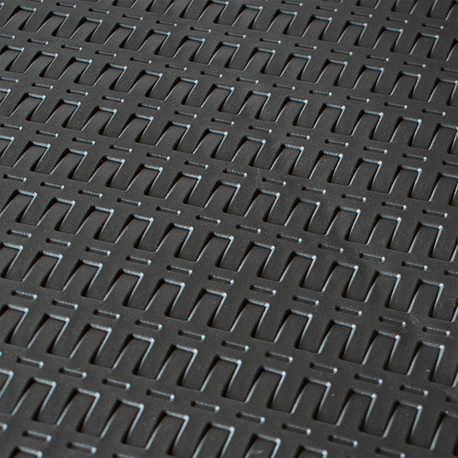 MESA COCINA TERRAZA JARDIN CUADRADA ELVAN 71X70X70 NEGRA - 3