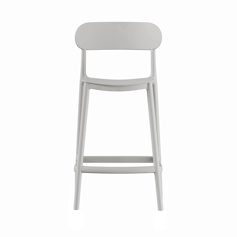 PISO TABURETE SILLA ALTA BAR COCINA OSLO 65CM GRIS CLARO - 3