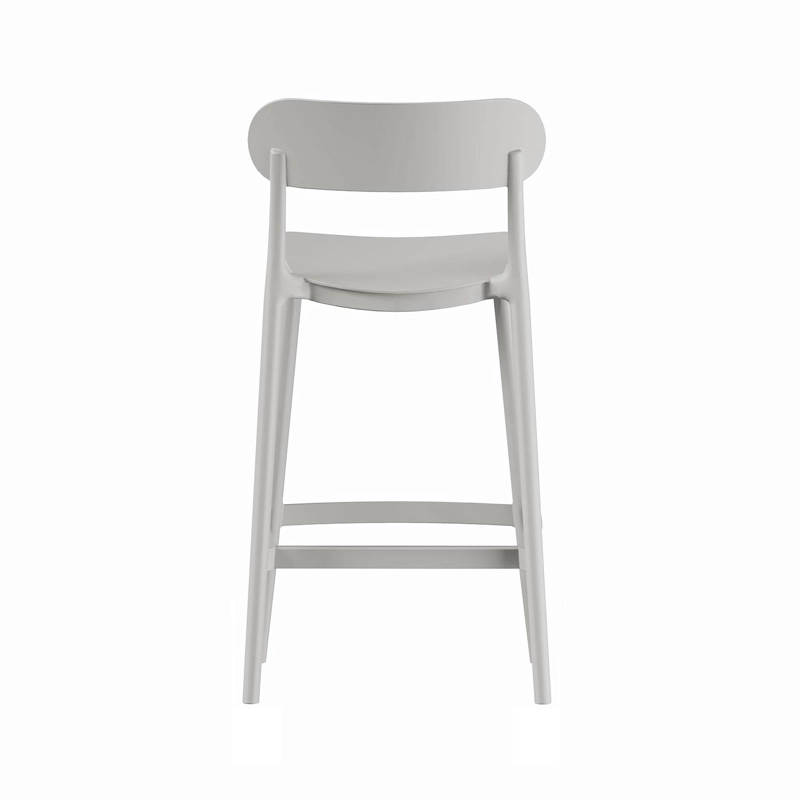 PISO TABURETE SILLA ALTA BAR COCINA OSLO 65CM GRIS CLARO - 5