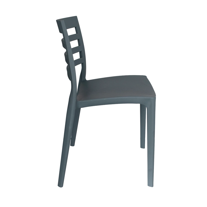 SILLA PLASTICO APILABLE DECO NYBRO AZULADO ESCANDINAVIA - 2