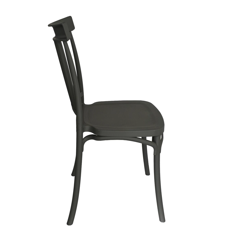 SILLA PLASTICO APILABLE DECO VIKEN GRIS ESCANDINAVIA - 2