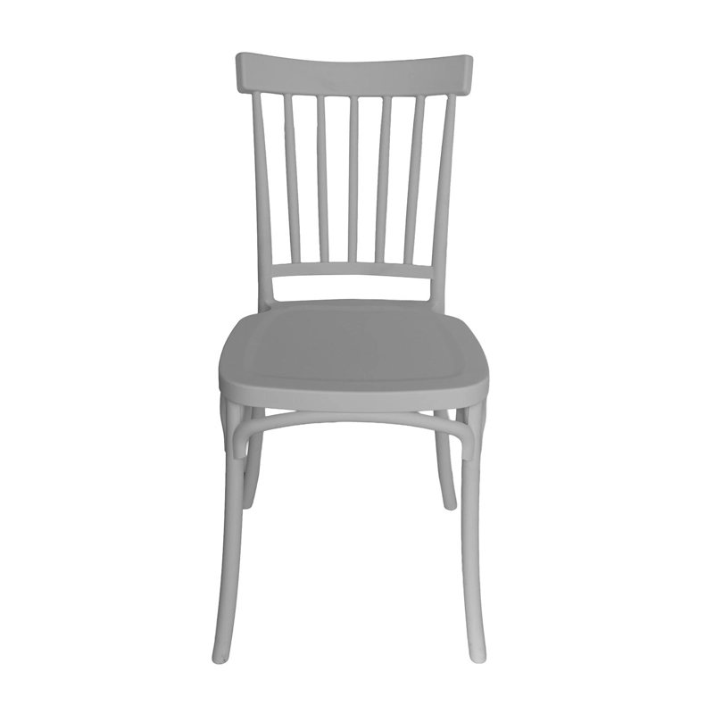 SILLA PLASTICO APILABLE DECO VIKEN BLANCA ESCANDINAVIA - 5