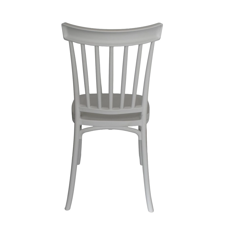 SILLA PLASTICO APILABLE DECO VIKEN BLANCA ESCANDINAVIA - 6
