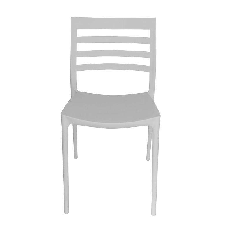 SILLA PLASTICO APILABLE DECO NYBRO BLANCA ESCANDINAVIA - 3