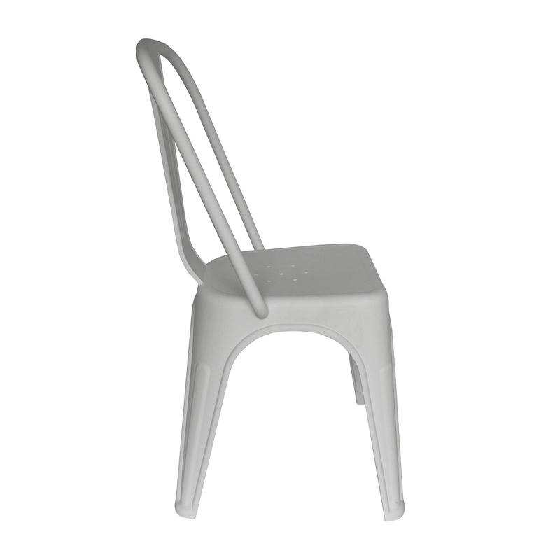 SILLA PLASTICO APILABLE DECO ASKA BLANCA ESCANDINAVIA - 2
