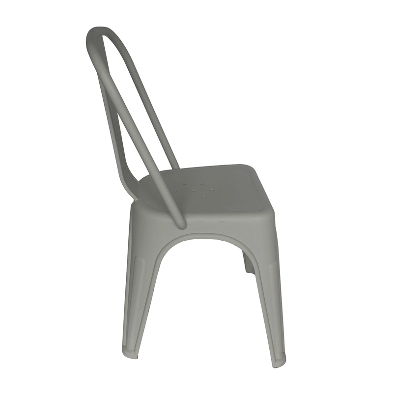 SILLA PLASTICO APILABLE DECO ASKA GRIS ESCANDINAVIA - 2