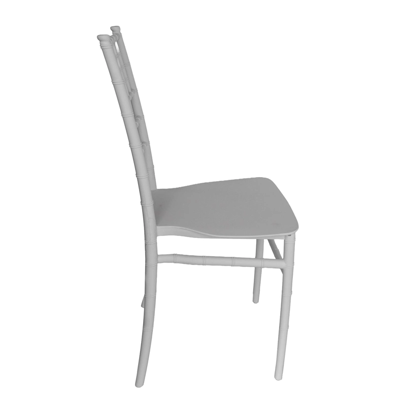 SILLA PLASTICO APILABLE DECO SVENNA BLANCA ESCANDINAVIA - 2
