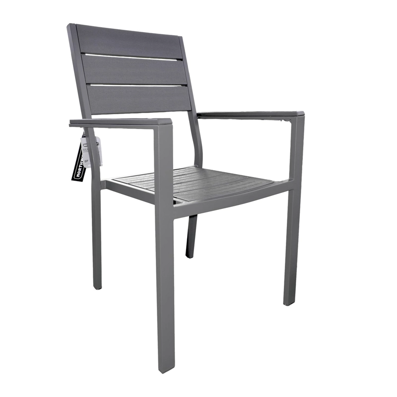 JUEGO COMEDOR TERRAZA 8 PERSONAS MESA 220X111CM GRIS NORTHWEST - 4