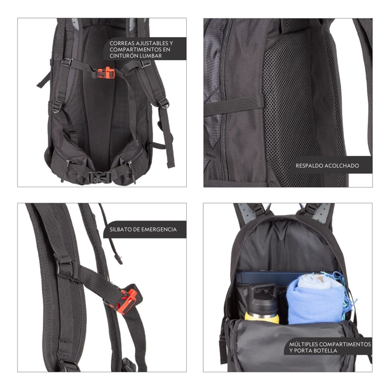 MOCHILA CROSS RIVER NEGRO 30 LITROS NATIONAL GEOGRAPHIC - 7