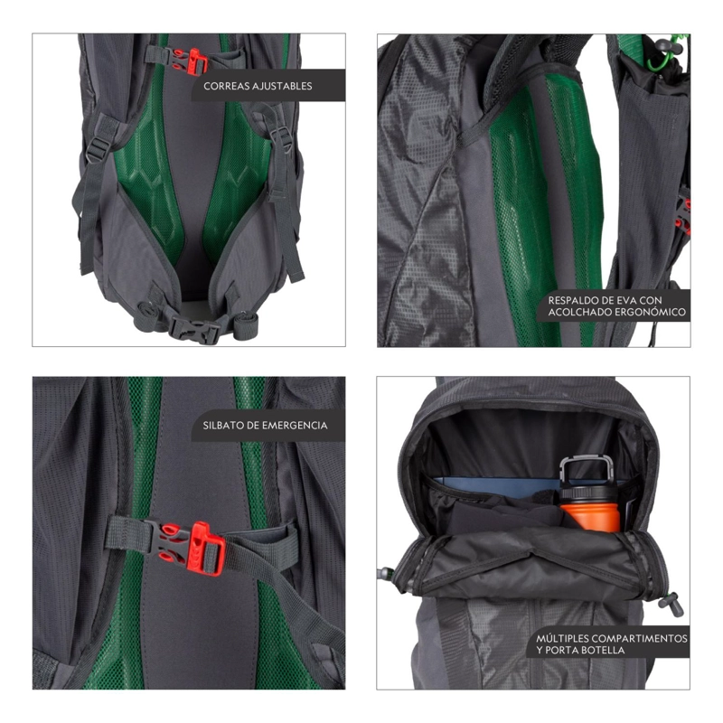 MOCHILA TARANAKI GRIS 25 LITROS NATIONAL GEOGRAPHIC - 2