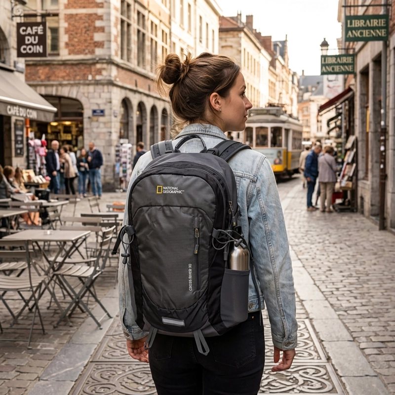 MOCHILA CROSS RIVER GRIS 30 LITROS NATIONAL GEOGRAPHIC - 8