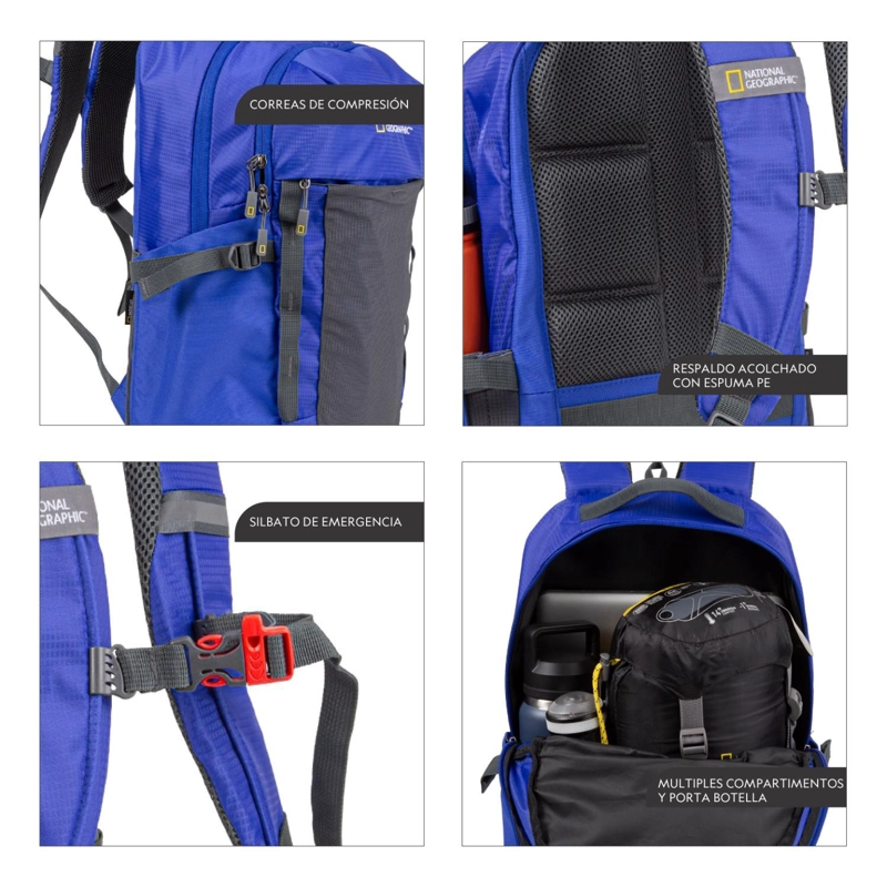 MOCHILA DAL LAKE AZUL 26 LITROS NATIONAL GEOGRAPHIC - 2