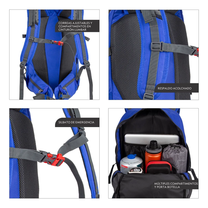 MOCHILA CROSS RIVER AZUL 30 LITROS NATIONAL GEOGRAPHIC - 3