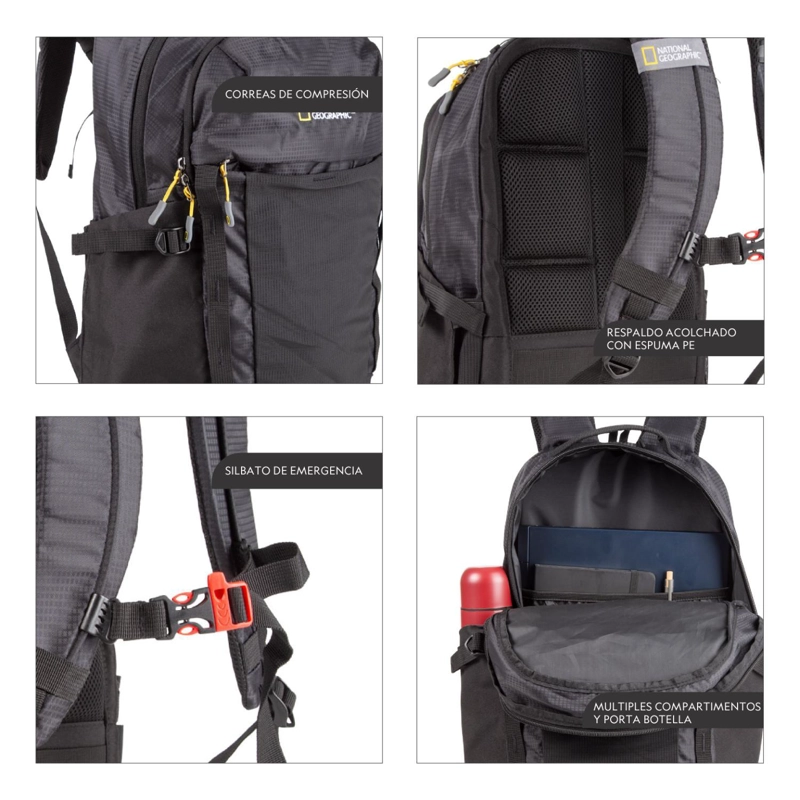 MOCHILA DAL LAKE NEGRO 26 LITROS NATIONAL GEOGRAPHIC - 2