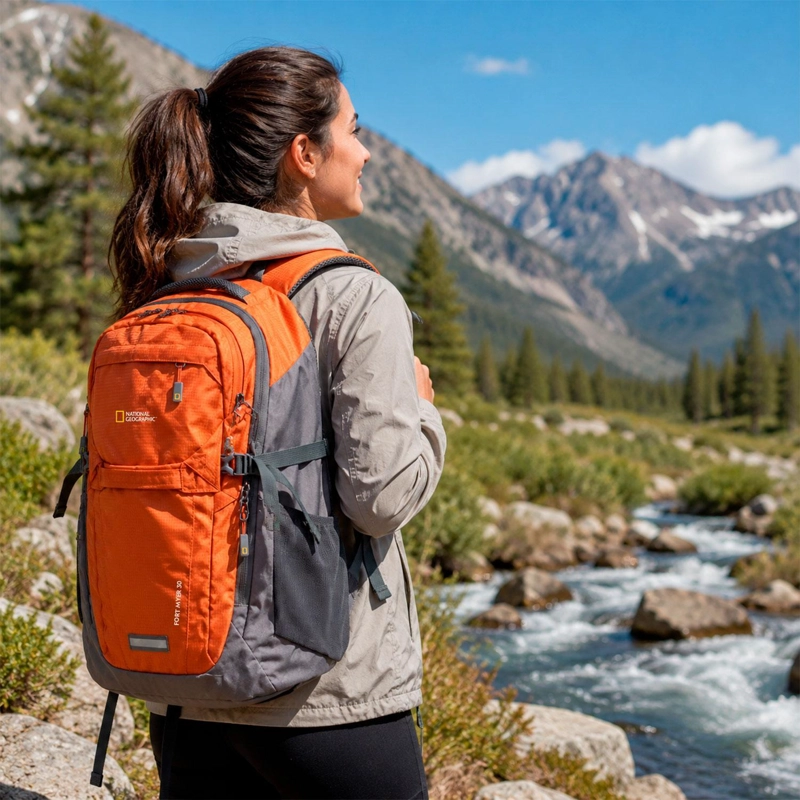 MOCHILA FORT MYER NARANJO 30 LITROS NATIONAL GEOGRAPHIC - 4