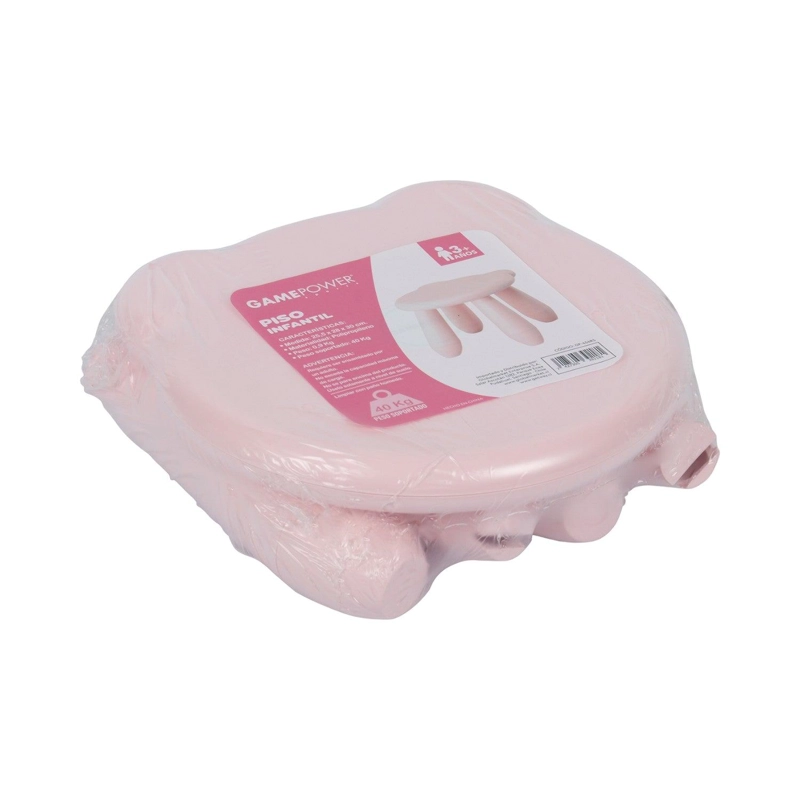 PISO PLASTICO ROSADO PARA NIÑOS 30X28CM GAMEPOWER - 7