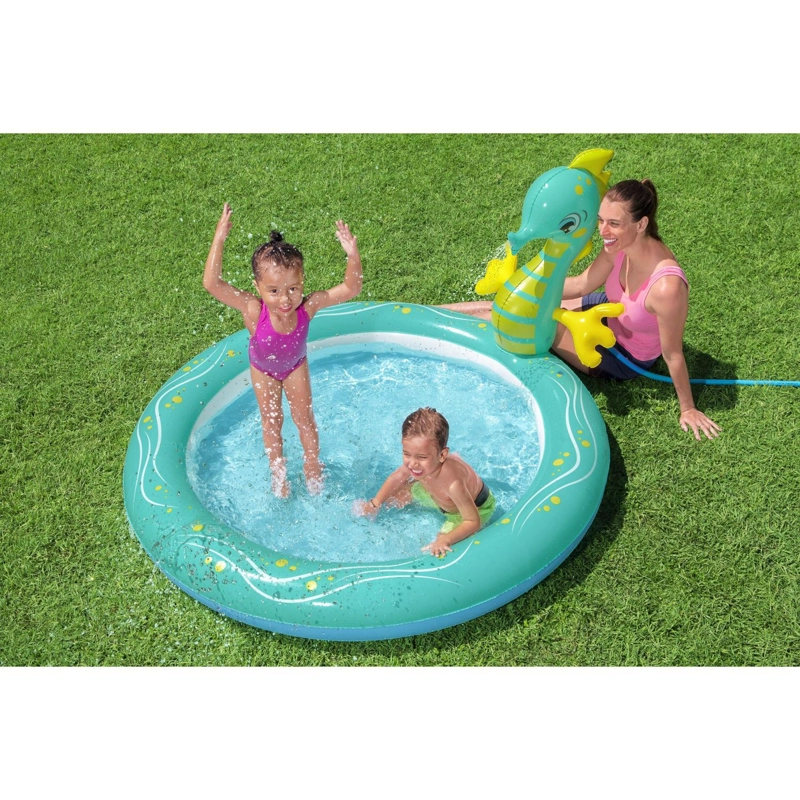 PISCINA INFLABLE CABALLITO DE MAR 1.88M X 1.60M X 86CM - 3