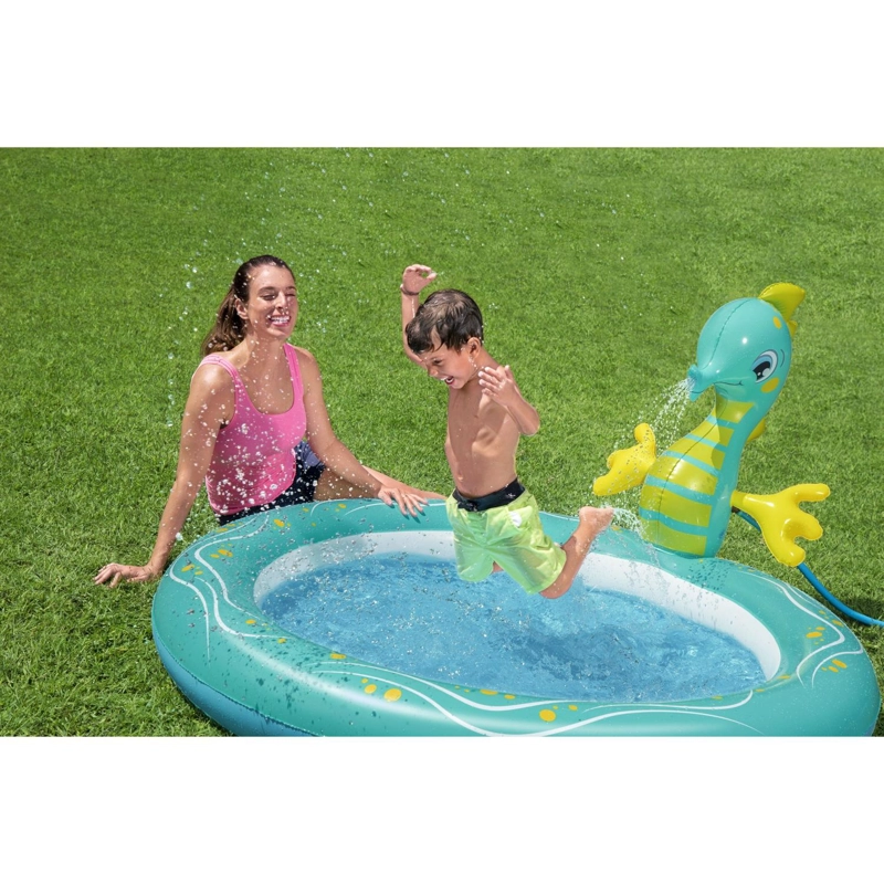 PISCINA INFLABLE CABALLITO DE MAR 1.88M X 1.60M X 86CM - 6