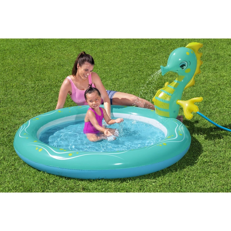 PISCINA INFLABLE CABALLITO DE MAR 1.88M X 1.60M X 86CM - 7