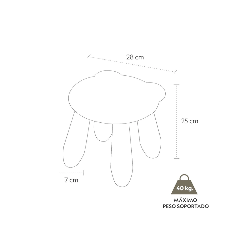 PISO PLASTICO CELESTE PARA NIÑOS 30X28CM GAMEPOWER - 2