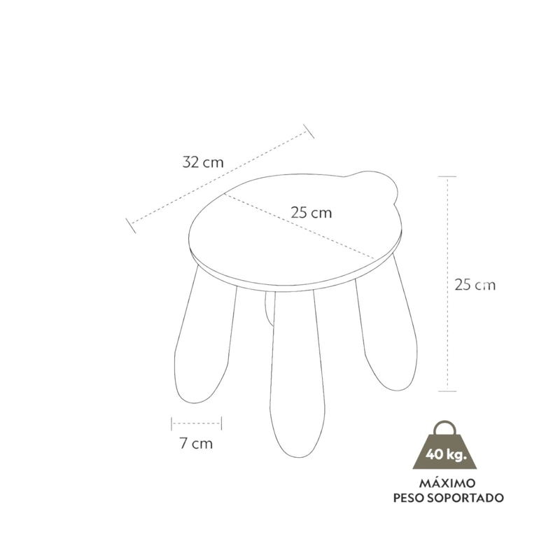 PISO PLASTICO COLORES PARA NIÑOS 28CM DIAMETRO GAMEPOWER - 2