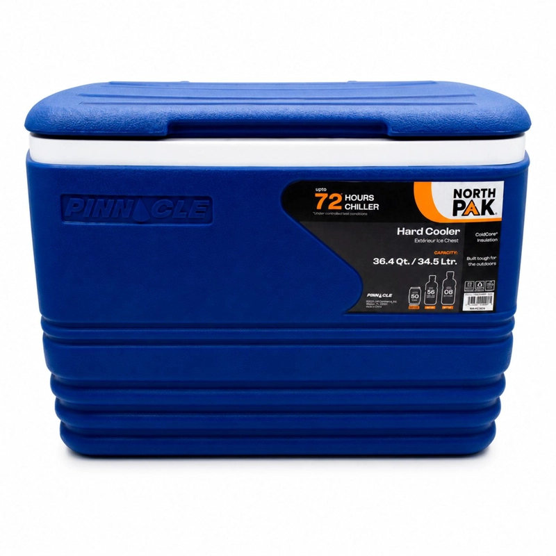COOLER NEVERA PORTATIL ESKIMO 34.5 LITROS AZUL NORTHPAK - 1