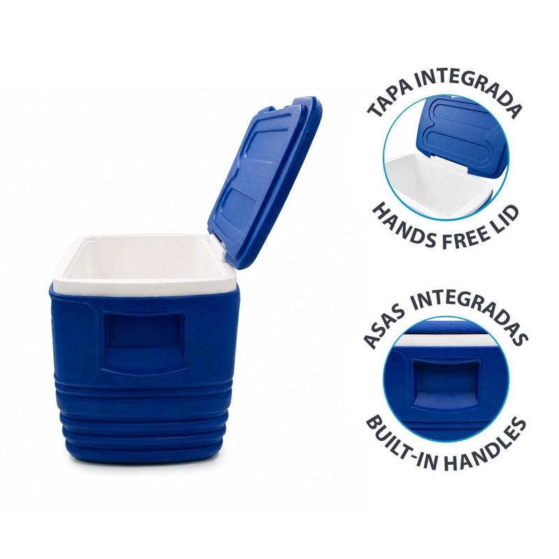 COOLER NEVERA PORTATIL ESKIMO 34.5 LITROS AZUL NORTHPAK - 4