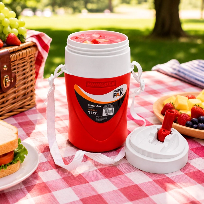 COMBO SET COOLER 3 PIEZAS 34L + 4.5L + 1L ROJO NORTHPAK - 5