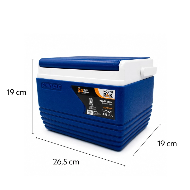 COOLER NEVERA PORTATIL ESKIMO 4.5 LITROS AZUL NORTHPAK - 3