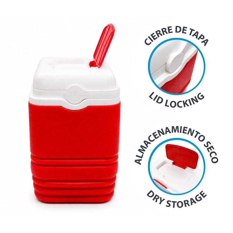 COOLER NEVERA PORTATIL PRIMERO 25 LITROS ROJO NORTHPAK - 4