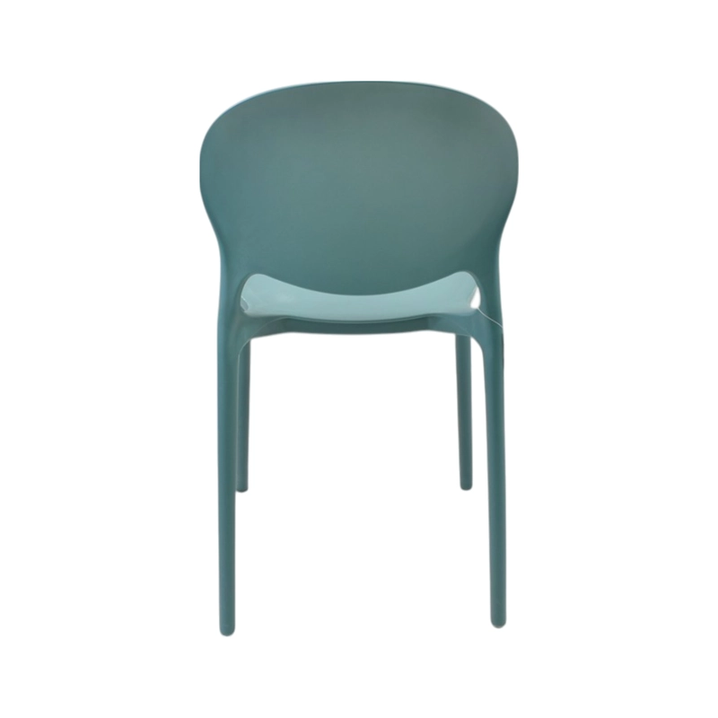 SILLA PLASTICO APILABLE DECO BERLIN AZUL ESCANDINAVIA - 4