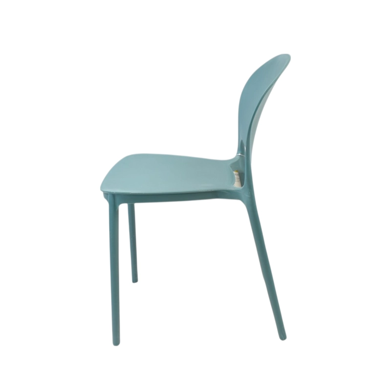 SILLA PLASTICO APILABLE DECO BERLIN AZUL ESCANDINAVIA - 5