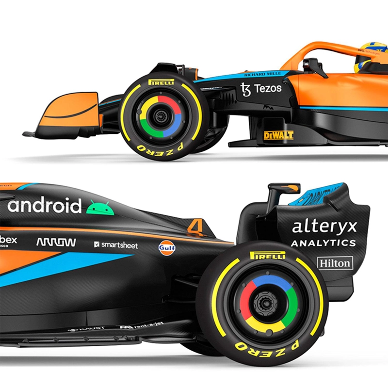 AUTO A CONTROL REMOTO MCLAREN MCL36 FORMULA 1 ESCALA 1:12 - 7