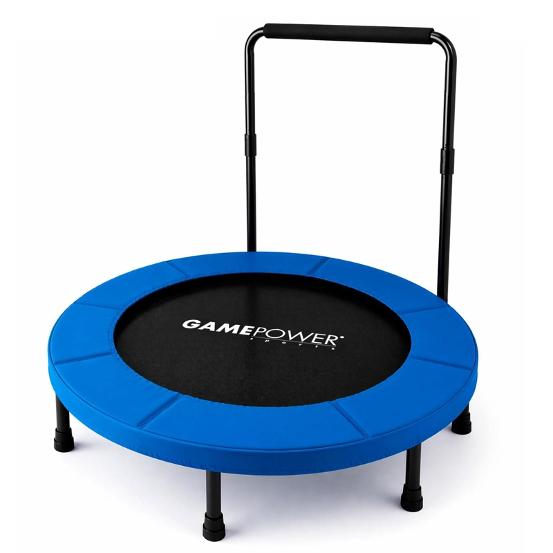 TRAMPOLIN FITNESS 91.5 CM AZUL GAME POWER - 1