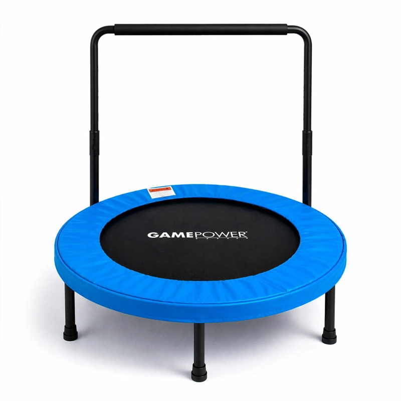 TRAMPOLIN FITNESS 91.5 CM AZUL GAME POWER - 3